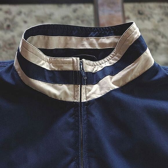 Vtg Cutter & Buck soft shell navy zip up golf windbreaker jacket - Picture 4 of 13